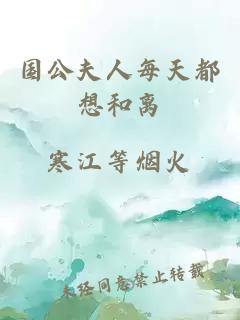国公夫人每天都想和离